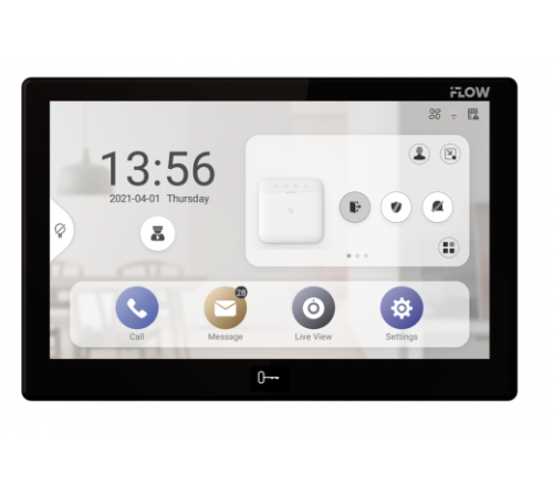  iFlow F-VI-3561IPWE1/Black видеодомофон с ОС Android