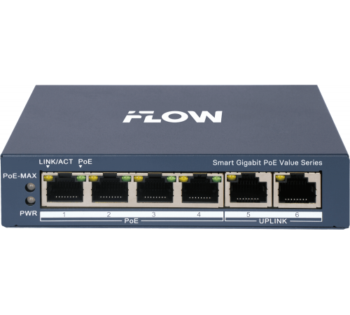  iFlow F-SW-EM606POE-VM/L L2 cмарт-управляемый PoE коммутатор